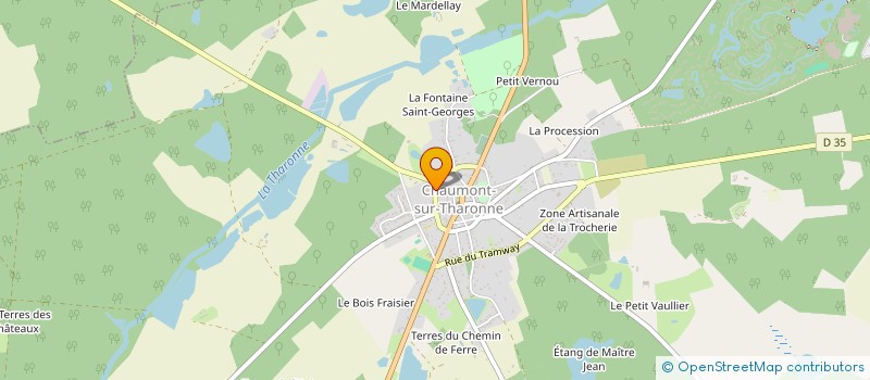 localisation de l'entreprise MONSIEUR OLIVIER DESBOIS  CHAUMONT-SUR-THARONNE