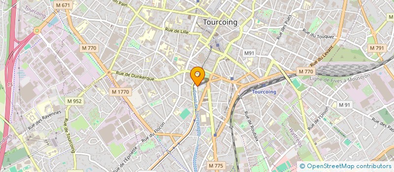 localisation de l'entreprise MONSIEUR OLIVIER DESCAMPS  TOURCOING