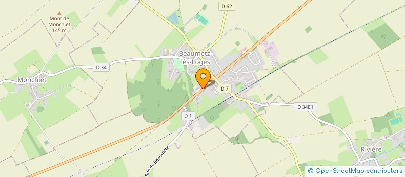 localisation de l'entreprise MONSIEUR OLIVIER DESCAMPS  BAILLEULVAL