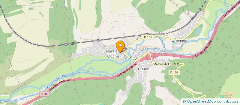 localisation de l'entreprise MONSIEUR OLIVIER DESCAMPS  VELARS-SUR-OUCHE