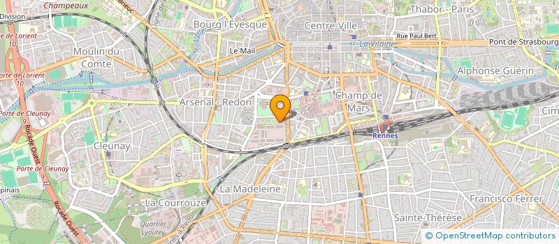 localisation de l'entreprise MONSIEUR OLIVIER DESCHAMPS  RENNES