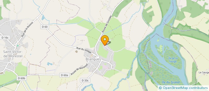 localisation de l'entreprise MONSIEUR OLIVIER DESCHAMPS  BRANGUES