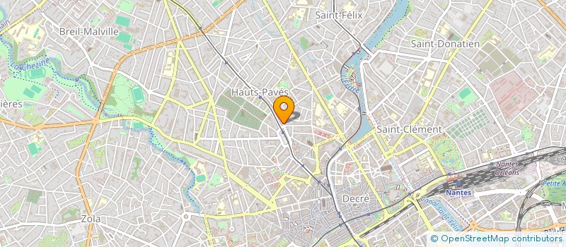 localisation de l'entreprise MONSIEUR OLIVIER DESCHAMPS à NANTES