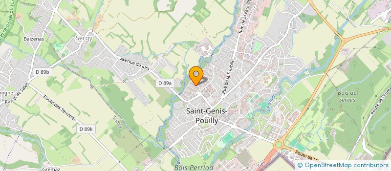 localisation de l'entreprise MONSIEUR OLIVIER DESCHAMPS à SAINT-GENIS-POUILLY