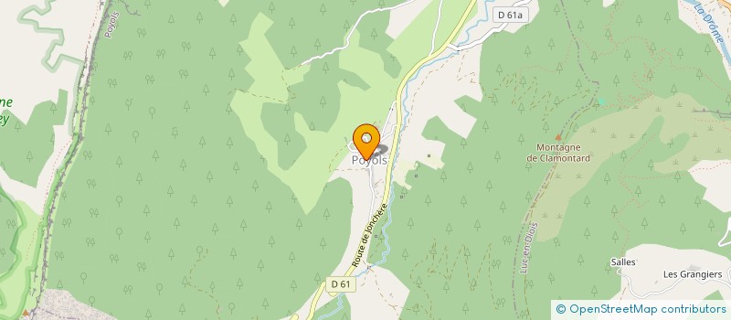 localisation de l'entreprise MONSIEUR OLIVIER DESCLAUX  POYOLS