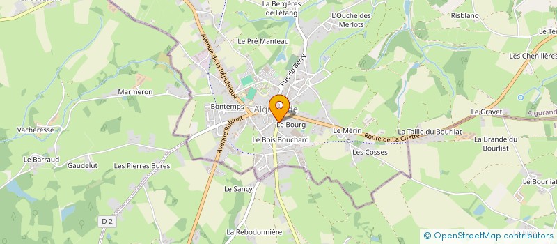 localisation de l'entreprise MONSIEUR OLIVIER DESCOMBES à AIGURANDE