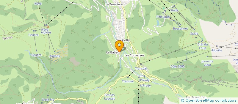 localisation de l'entreprise MONSIEUR OLIVIER DESCOTES à LA CLUSAZ