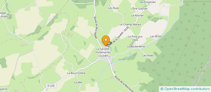 localisation de l'entreprise MONSIEUR OLIVIER DESCOURS à L'OREE-D'ECOUVES