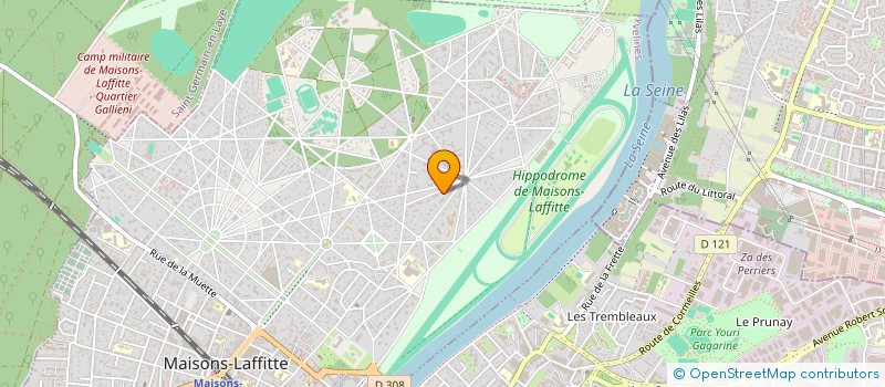 localisation de l'entreprise MONSIEUR OLIVIER DESEEZ  MAISONS-LAFFITTE