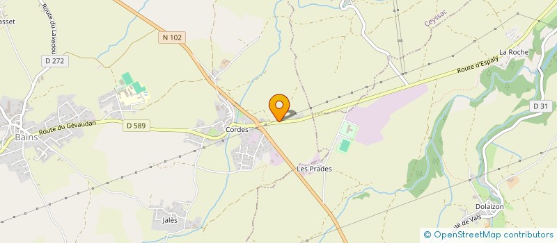 localisation de l'entreprise MONSIEUR OLIVIER DESGRAND à SOLIGNAC-SUR-LOIRE