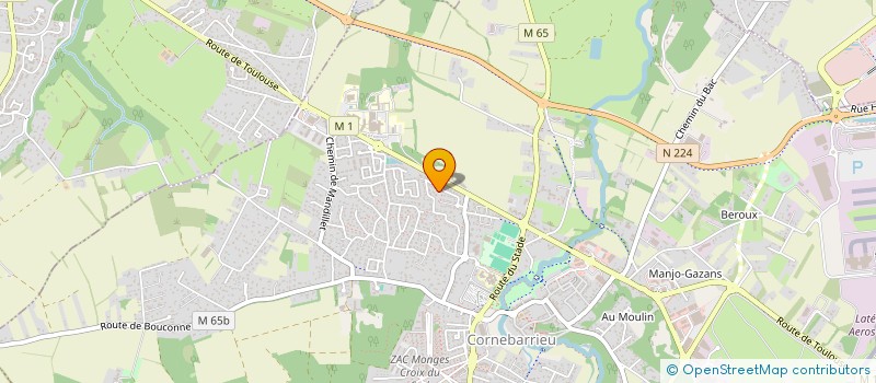 localisation de l'entreprise MONSIEUR OLIVIER DESGRANGE  CORNEBARRIEU