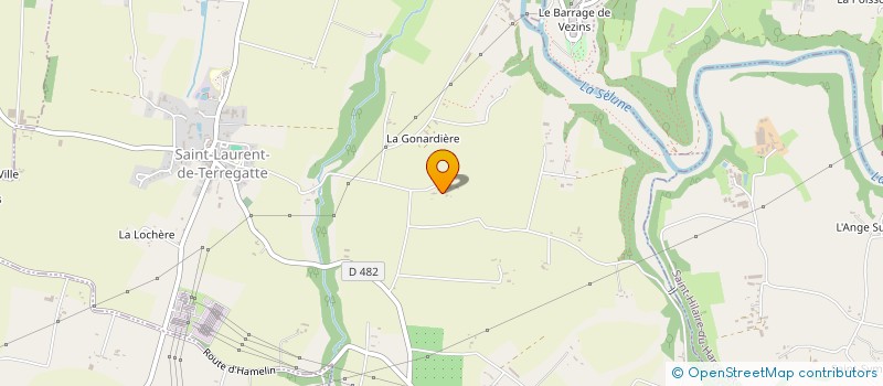 localisation de l'entreprise MONSIEUR OLIVIER DESGRANGES à SAINT-LAURENT-DE-TERREGATTE