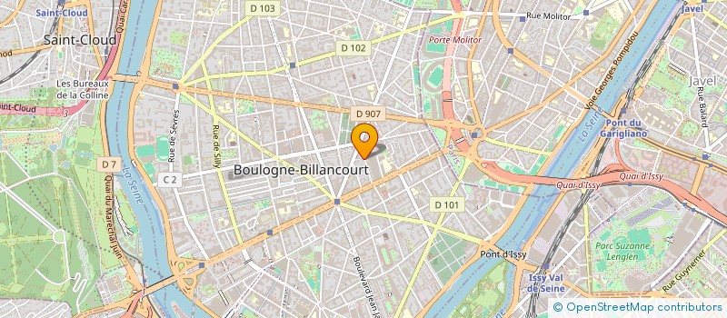 localisation de l'entreprise MONSIEUR OLIVIER DESHAYES à BOULOGNE-BILLANCOURT