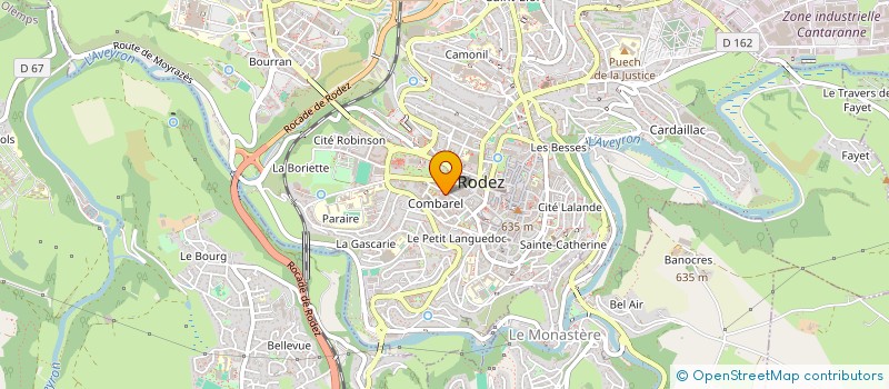 localisation de l'entreprise MONSIEUR OLIVIER DESMONS  RODEZ