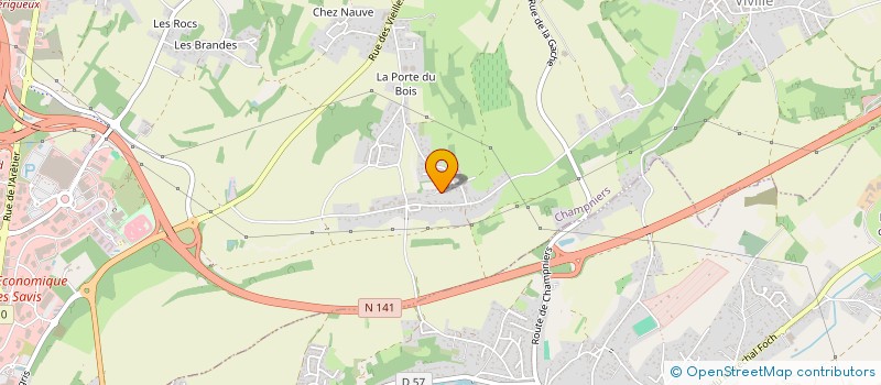 localisation de l'entreprise MONSIEUR OLIVIER DESNOYERS  CHAMPNIERS