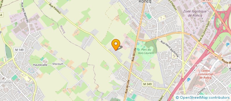 localisation de l'entreprise MONSIEUR OLIVIER DESPINOY  RONCQ