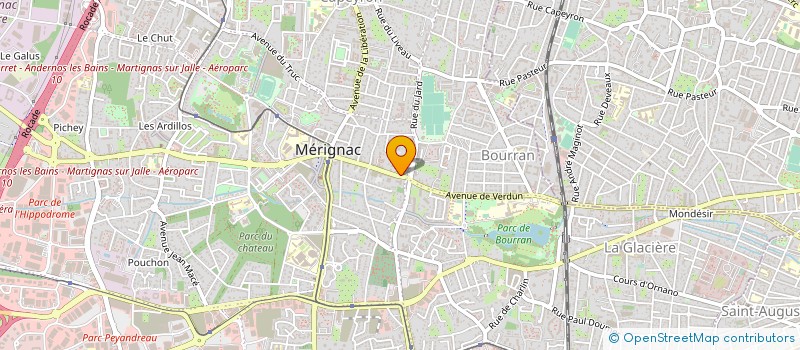 localisation de l'entreprise MONSIEUR OLIVIER DESROCHES  MERIGNAC