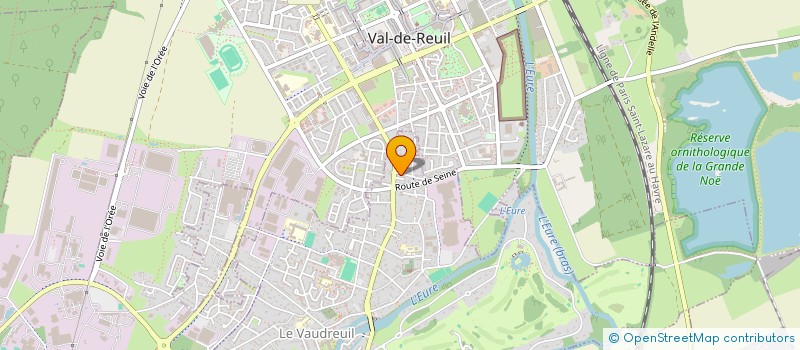 localisation de l'entreprise MONSIEUR OLIVIER DESRUES  LE VAUDREUIL