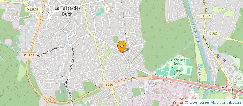 localisation de l'entreprise MONSIEUR OLIVIER DESVEAUX à LA TESTE-DE-BUCH