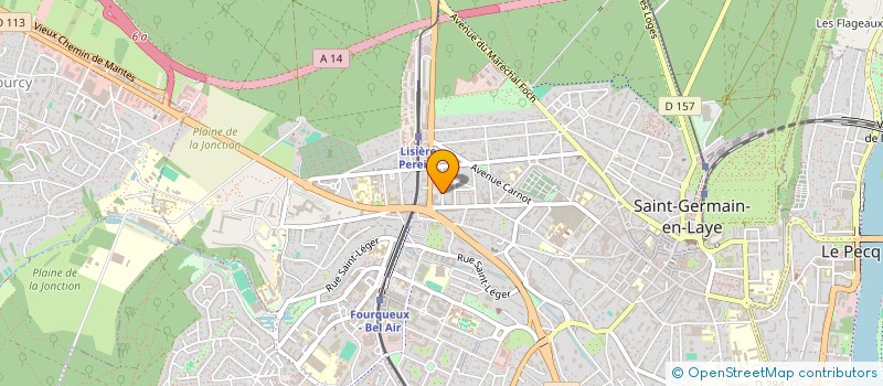 localisation de l'entreprise MONSIEUR OLIVIER DETOURBET  SAINT-GERMAIN-EN-LAYE