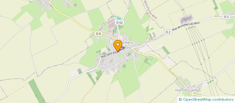 localisation de l'entreprise MONSIEUR OLIVIER DEVEMY  BIENVILLERS-AU-BOIS