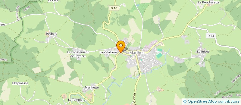 localisation de l'entreprise MONSIEUR OLIVIER DEVILLE à MARLHES