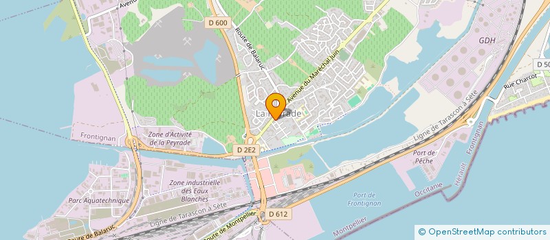 localisation de l'entreprise MONSIEUR OLIVIER DEVILLECHAISE à FRONTIGNAN