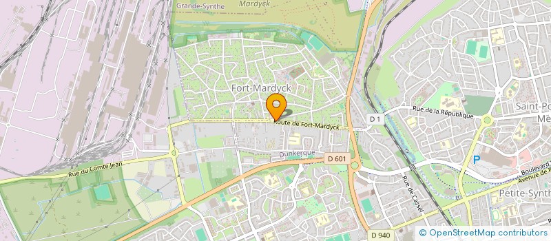 localisation de l'entreprise MONSIEUR OLIVIER DEVILLERS à DUNKERQUE