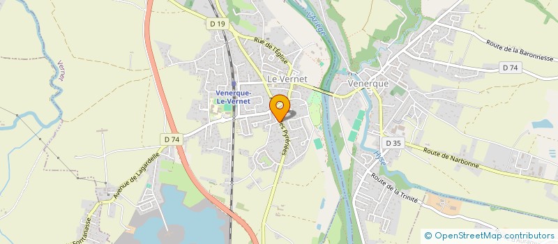 localisation de l'entreprise MONSIEUR OLIVIER DEWOLFE  VERNET