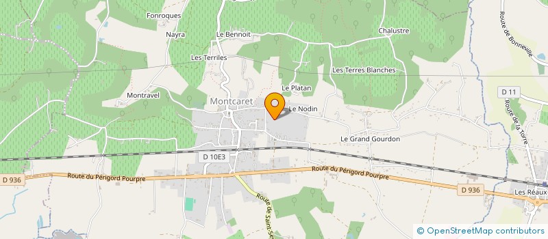 localisation de l'entreprise MONSIEUR OLIVIER DEYLIAT à MONTCARET
