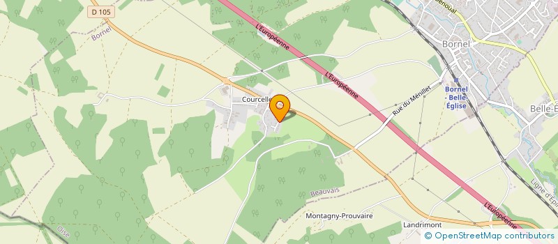 localisation de l'entreprise MONSIEUR OLIVIER DHONDT  BORNEL