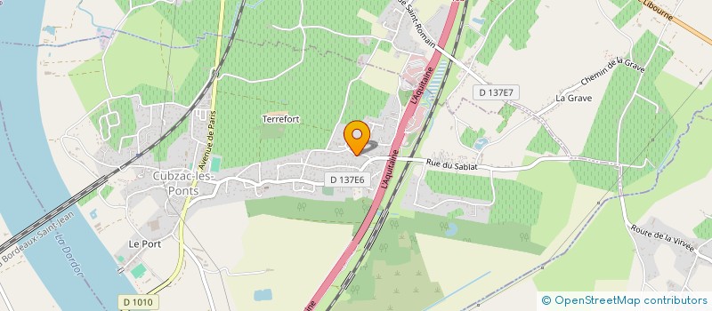 localisation de l'entreprise MONSIEUR OLIVIER DIAS  CUBZAC-LES-PONTS