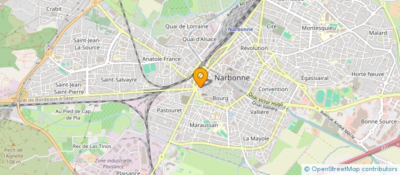 localisation de l'entreprise MONSIEUR OLIVIER DIAZ à NARBONNE