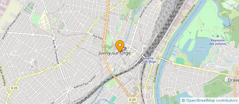 localisation de l'entreprise MONSIEUR OLIVIER DIETZ à JUVISY-SUR-ORGE
