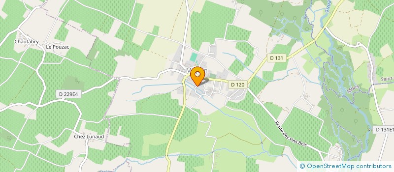 localisation de l'entreprise MONSIEUR OLIVIER DIEUMEGARD  MIGRON