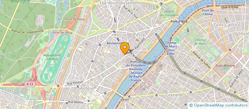 localisation de l'entreprise MONSIEUR OLIVIER DIKA AKWA à PARIS