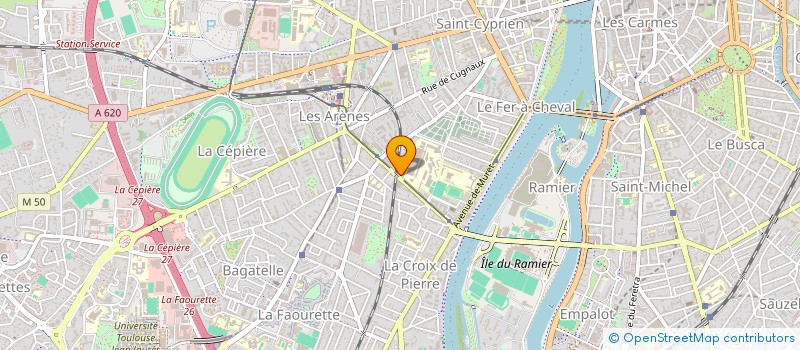 localisation de l'entreprise MONSIEUR OLIVIER DISSARD  TOULOUSE