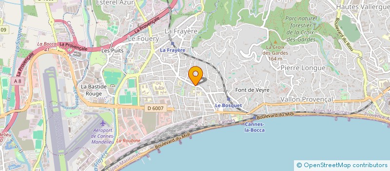 localisation de l'entreprise MONSIEUR OLIVIER DOCAGNE à CANNES