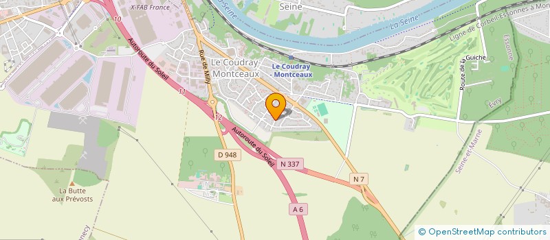 localisation de l'entreprise MONSIEUR OLIVIER DOLE  LE COUDRAY-MONTCEAUX