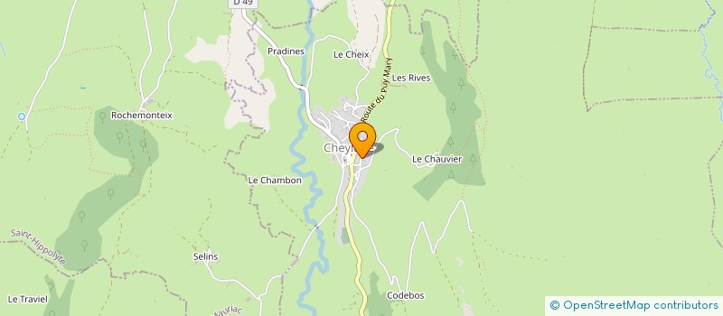 localisation de l'entreprise MONSIEUR OLIVIER DOLLY à CHEYLADE
