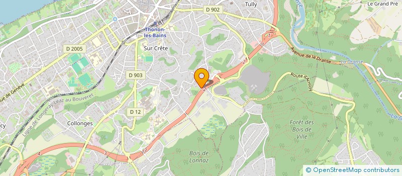 localisation de l'entreprise MONSIEUR OLIVIER DOLOIR  THONON-LES-BAINS