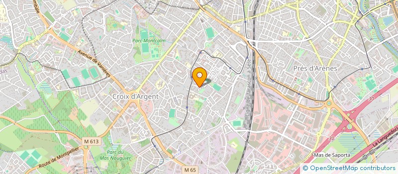 localisation de l'entreprise MONSIEUR OLIVIER DOMAGE à MONTPELLIER