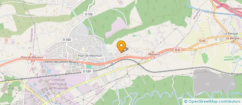 localisation de l'entreprise MONSIEUR OLIVIER-DOMINIQUE FERRAN  MEYREUIL