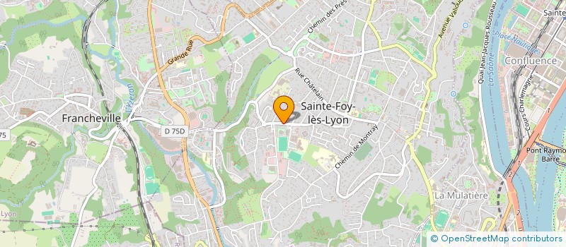 localisation de l'entreprise MONSIEUR OLIVIER DONAS à SAINTE-FOY-LES-LYON