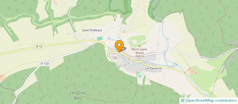 localisation de l'entreprise MONSIEUR OLIVIER DONNER  GORZE