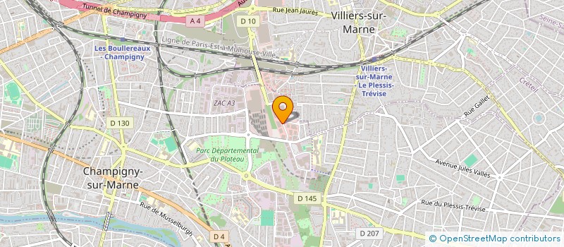 localisation de l'entreprise MONSIEUR OLIVIER DORAT à CHAMPIGNY-SUR-MARNE