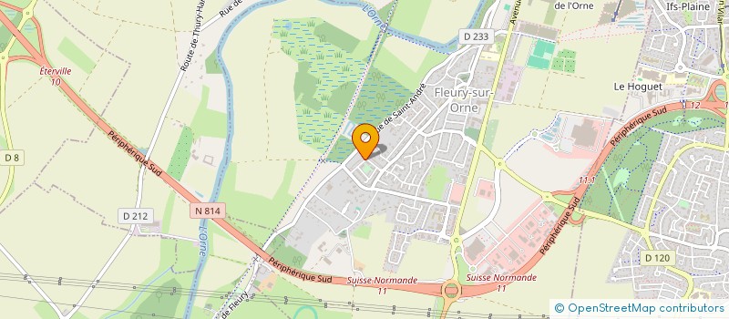 localisation de l'entreprise MONSIEUR OLIVIER DORE  FLEURY-SUR-ORNE