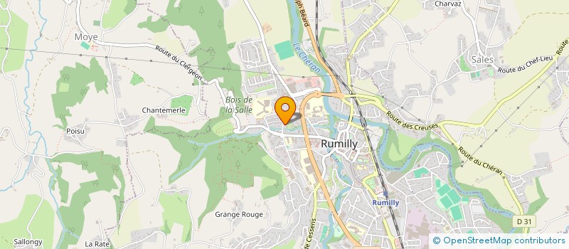 localisation de l'entreprise MONSIEUR OLIVIER DORIDOT  RUMILLY