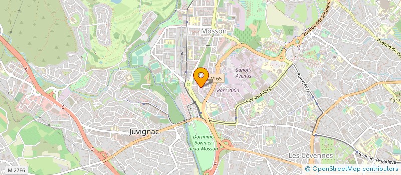 localisation de l'entreprise MONSIEUR OLIVIER DOSSA à MONTPELLIER