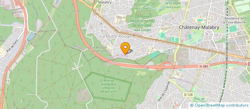 localisation de l'entreprise MONSIEUR OLIVIER DOSSOU  CHATENAY-MALABRY